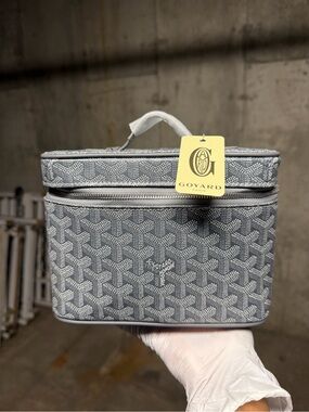 Goyard Muse Gray Coated-Canvas Vanity Case